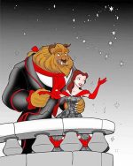 Belle And Beast Paint By Numbers