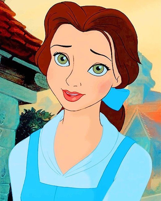 Belle Beauty And The Beast Paint By Numbers