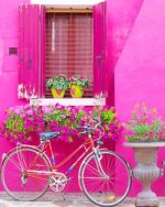 Bicycle In Burano Italy NEW Paint By Numbers