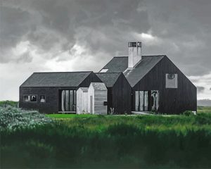 Black Barns Paint By Numbers