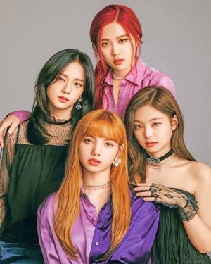 Black Pink Kpop NEW Paint By Numbers