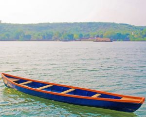 Rowboat In River Paint By Numbers