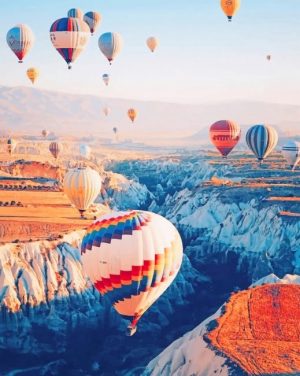 Cappadocia Hot Air Balloons Paint By Numbers