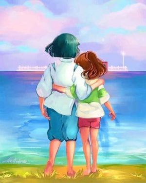 Chihiro And Haku Paint By Numbers