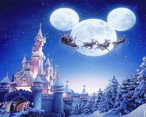 Santa Sleigh Paint By Numbers