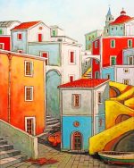 colorful church NEW Paint By Numbers