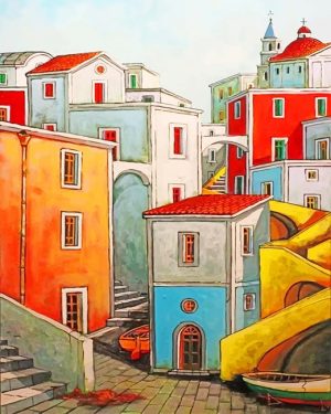 colorful church NEW Paint By Numbers