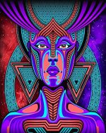 Colorful Woman Gala Patria NEW Paint By Numbers