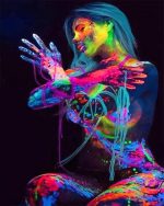 Colorful Woman Paint By Numbers