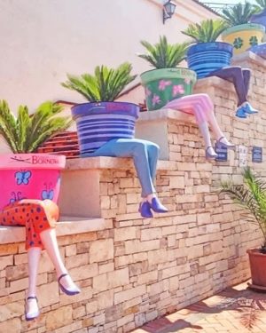 Flowers Pots Paint By Numbers