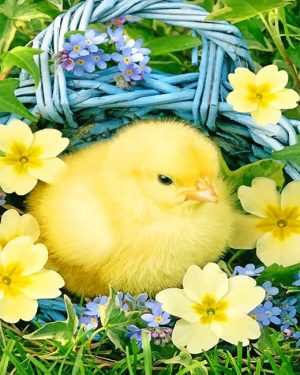 Easter Chick Paint By Numbers