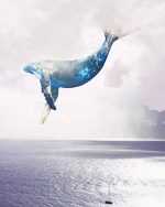 Flying Whale Paint By Numbers