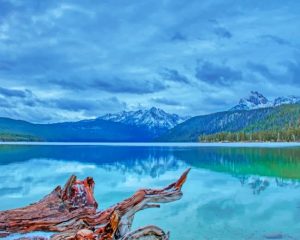 Idaho Lake Paint By Numbers