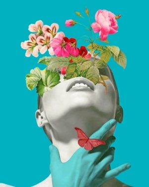 Floral Woman Paint By Numbers