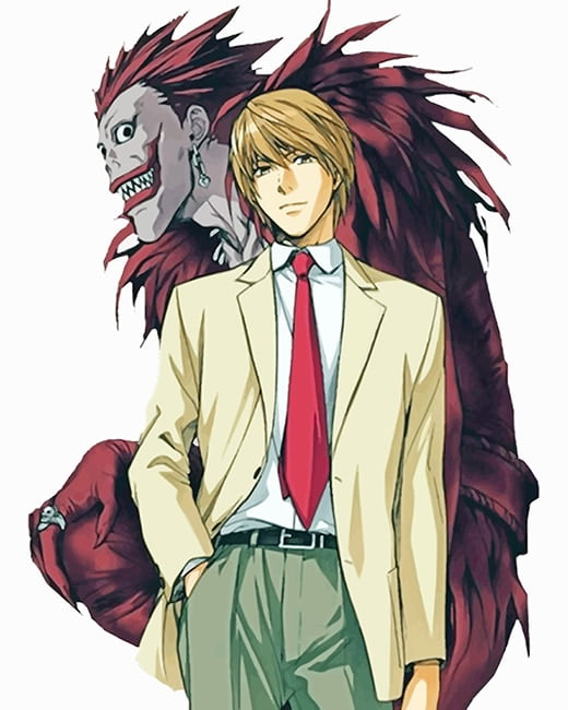 Light Yagami And Ryuk Paint By Numbers