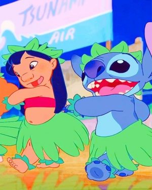 Lilo and Stitch in Hawai NEW Paint By Numbers
