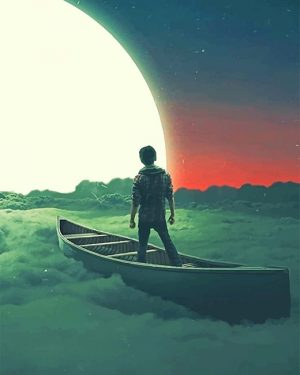 Sailing To Moon Paint By Numbers