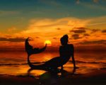 Sunset Mermaid Silhouette Paint By Numbers