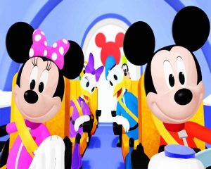Mickey Mouse Clubhouse Paint By Numbers