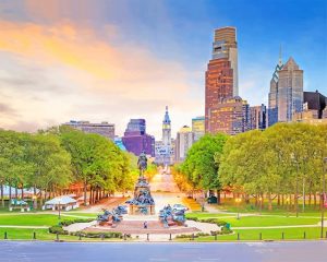Philadelphia Pennsylvania Paint By Numbers
