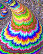 Rainbow Fractal Paint By Numbers