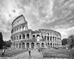 Black And White Colosseum Paint By Numbers