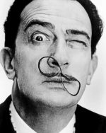Black And White Salvador Dali Paint By Numbers