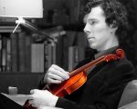 Sherlock Holmes Playing Violin Paint By Numbers