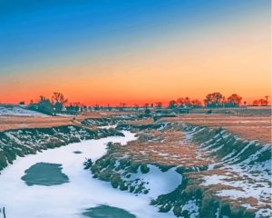 Snowy Davenport Iowa NEW Paint By Numbers