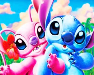 Stitch And Angel Paint By Numbers