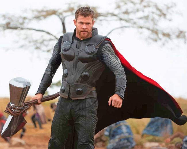 Thor Ragnarok Paint By Numbers