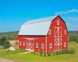 Red Barn Paint By Numbers