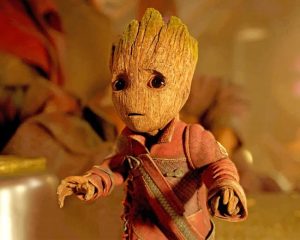 Baby Groot Paint By Numbers