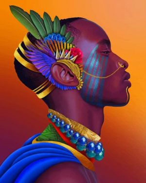 African Man Paint By Numbers