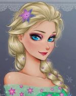 Frozen Elsa paint by numbers