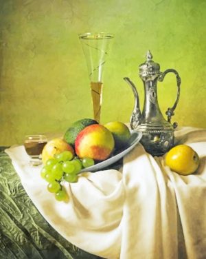 Fruits Still Life paint by numbers