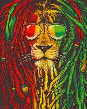 Lion Reggae Paint By Numbers