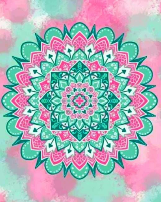 Mandala Art paint by numbers