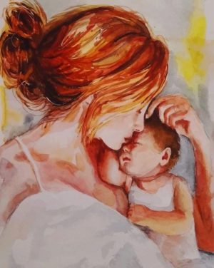 Mom And Baby Paint By Numbers