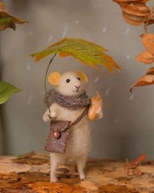 Mouse In Autumn Paint By Numbers