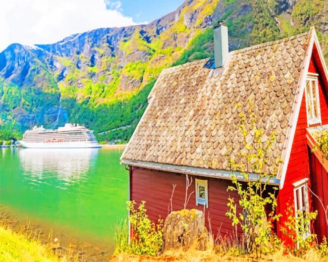 Lakeside Cottage Paint By Numbers