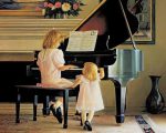 Girls Playing Piano Paint By Numbers