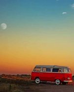 Red Van paint by numbers