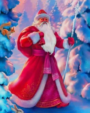 Christmas Santa Claus Paint By Numbers