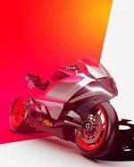 Sport Motorcycle paint by numbers