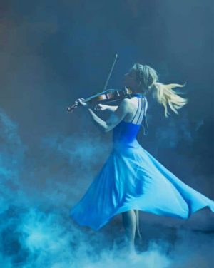 Violinist Girl Paint By Numbers