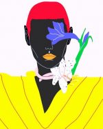 Illustration Woman Paint By Numbers