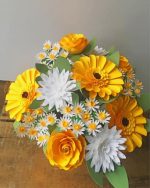 Yellow Flowers Bouquet Paint By Numbers