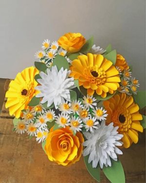 Yellow Flowers Bouquet Paint By Numbers