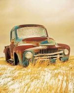 Abandoned Corvette Paint By Numbers